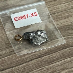 Made in the Cosmos Meteorite Necklace Pendant from Meteorite E0667-XS